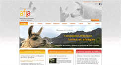 Desktop Screenshot of lamas-alpagas.org